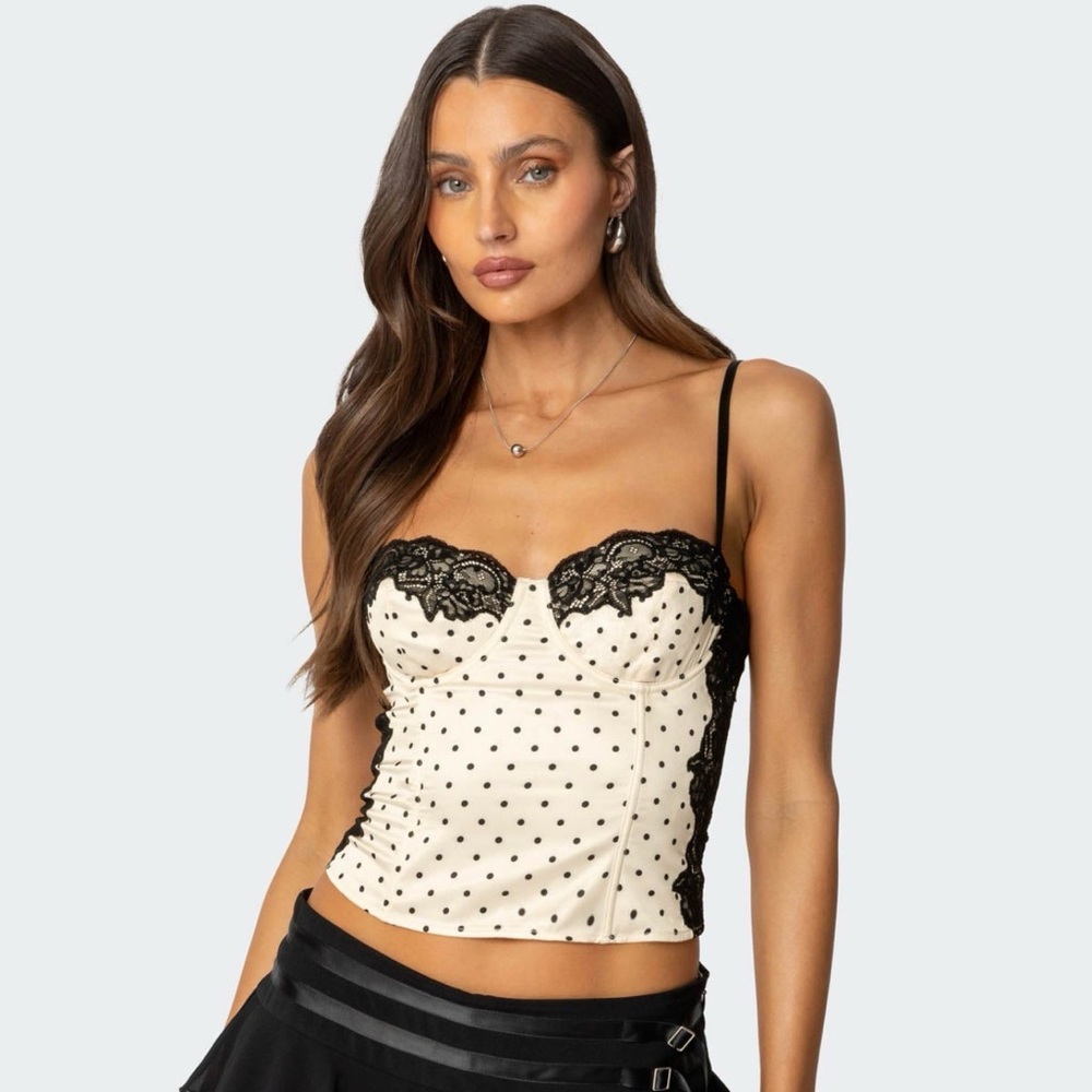 Mallie Polka Dot Corset